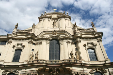 Fototapeta premium Prague, Czech Republic - St. Nicholas in Mala Strana
