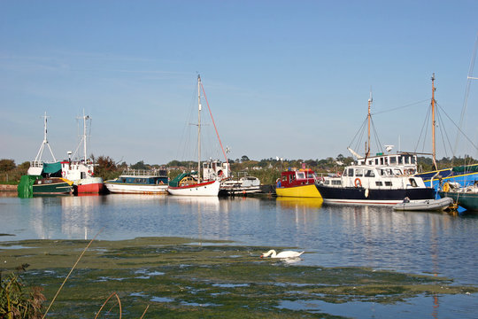 boats on River Exe