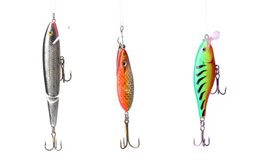 Five fishing lures