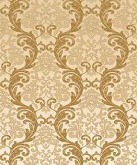 Seamless damask wallpaper