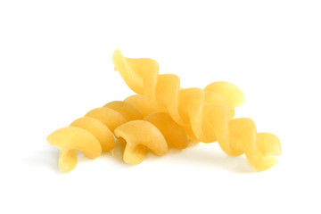 Close-up of italian pasta - spiral shaped