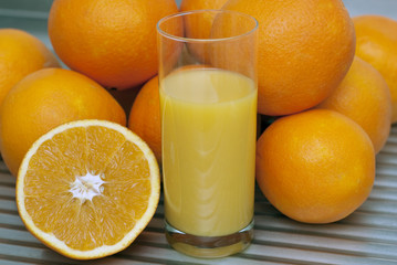 Arance e succo