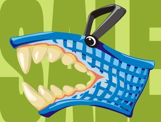 sale - shopping basket