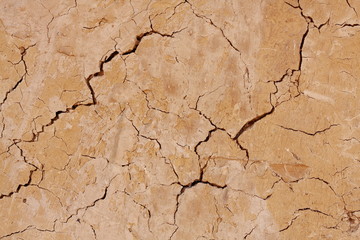 Dry cracked earth texture