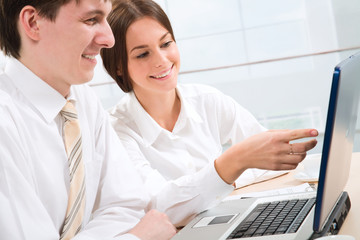 Obraz premium Modern business people