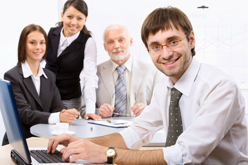 Portrait of businessman