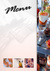 Menu carte restaurant gastronomie cuisine bistrot repas