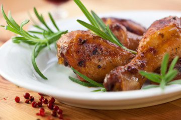 Roast chicken with rosemary