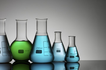 laboratory flasks