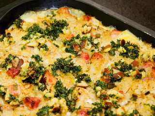 Suerkraut Auflauf im Backofen