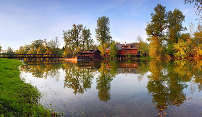 Fototapeta premium Nice Watermill