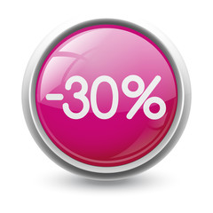 Symbole vectoriel glossy -30% 01