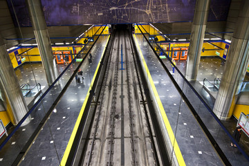 subway in Madrid