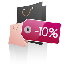 Symbole vectoriel glossy -10% 04