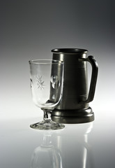 Mug and glass