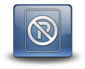 3D Effect Icon "No Parking"