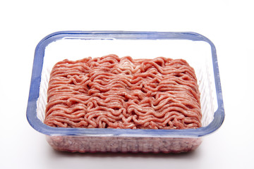Hackfleisch in der Verpackung