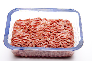Hackfleisch in der Verpackung