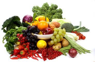 Fruits and vegetables