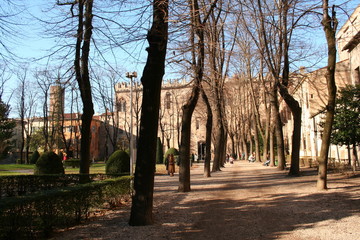 GARDEN OF DUCAL PALACE,MANTUA