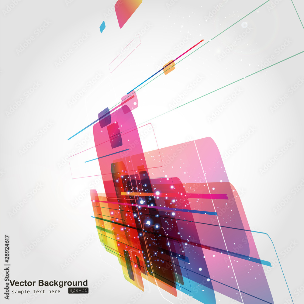Poster abstract background vector