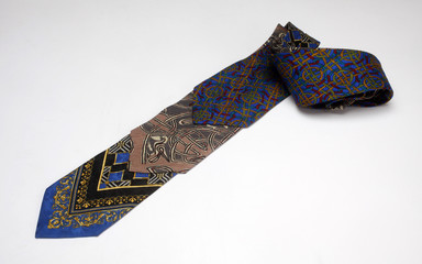 Selection of different colored ties