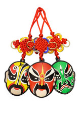 Chinese new year traditional opera mask ornaments