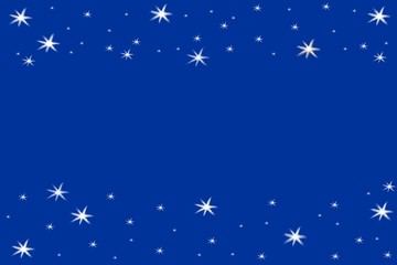 Fototapeta na wymiar Blauer Hintergrund mit Sternen