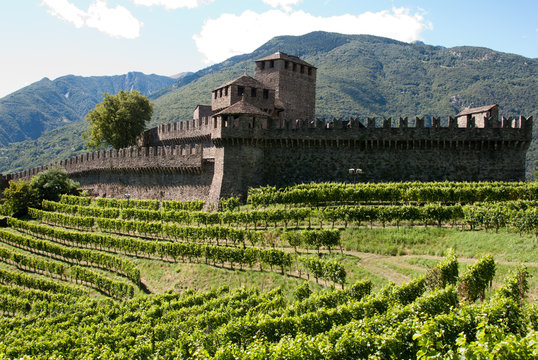 castello di Montebello a Bellinzona