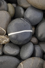 Close up beach pebbles Texture