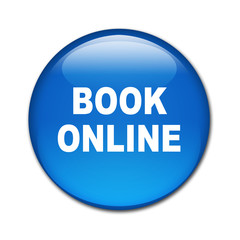 Boton brillante texto BOOK ONLINE