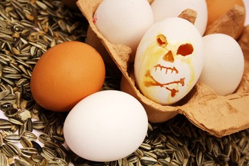 Eier in Gefahr