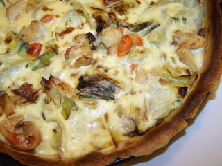 Quiche aux noix de Saint-Jacques