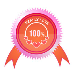 100% Love Stamp