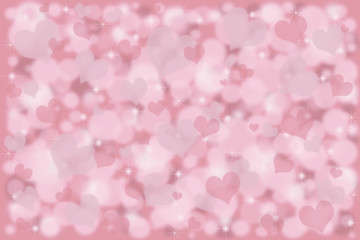 pink heart background
