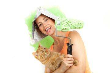 neue wohnung mit kater