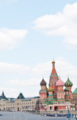 Fototapeta premium St. Basil's Cathedral in Moscow on red square