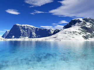 beautiful winter landscape