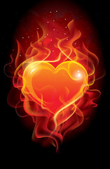 Flaming heart © Pagina