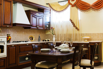 table with the dishes