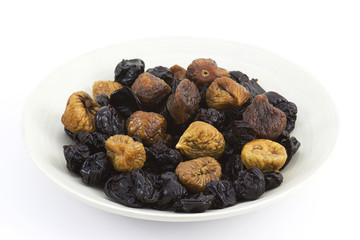 dried plums and figs