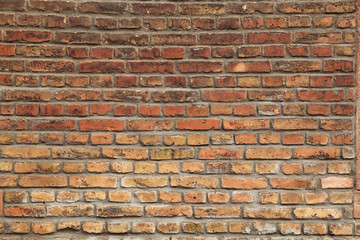 red brick wall