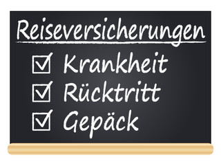 Obraz premium Reiseversicherungen