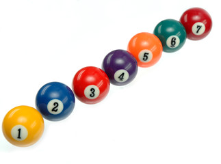 Billiard balls
