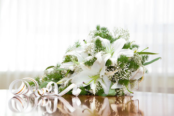 Bunch of flowers for the bride