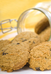 Delicious oatmeal raisin cookies
