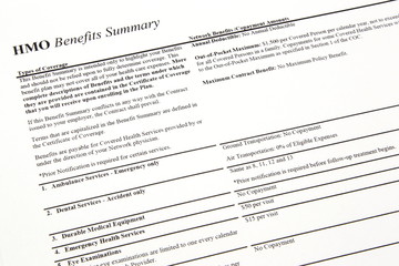 HMO Benefits Summary