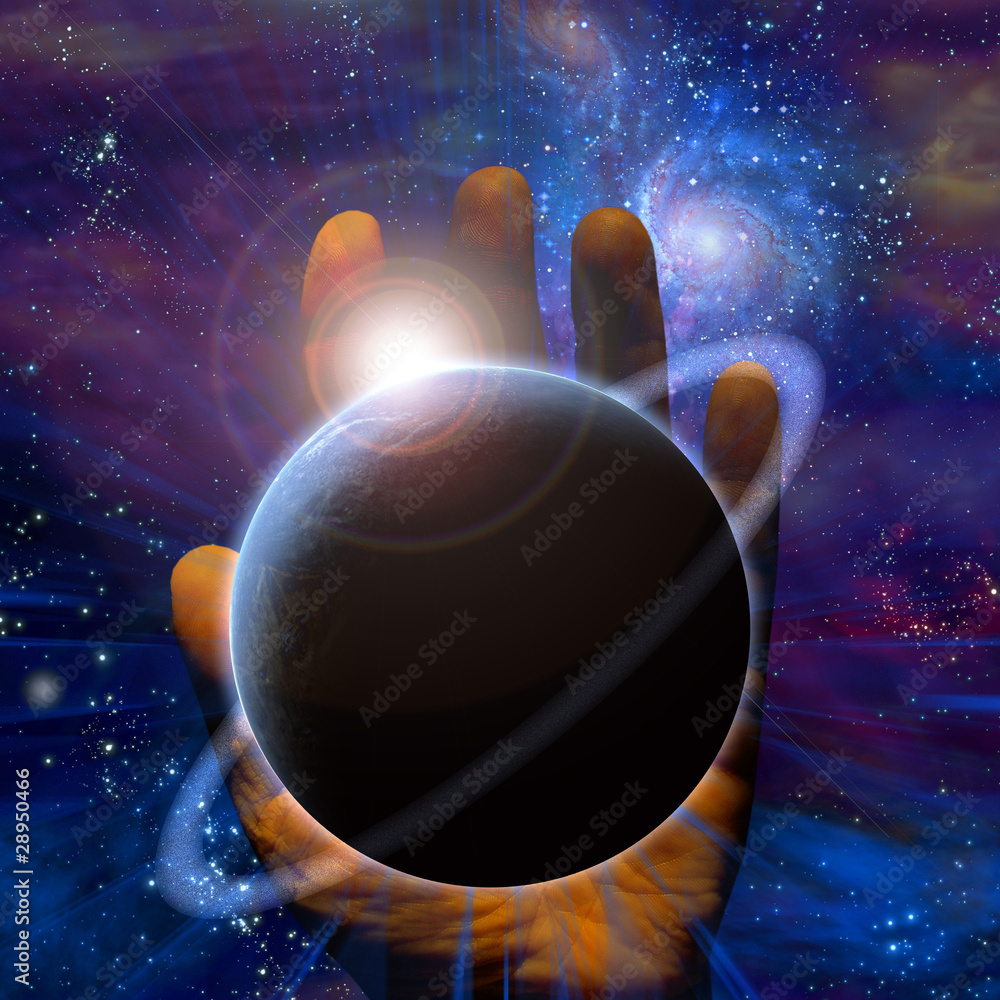 Wall mural planet create