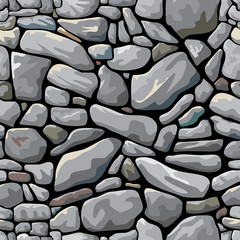 Abstract vector stone wall - 28953013