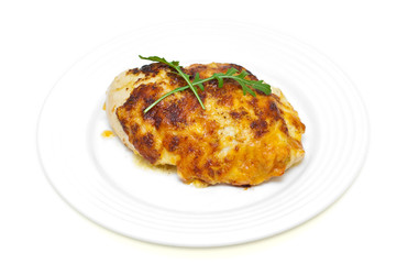 chicken breast baked in cheese